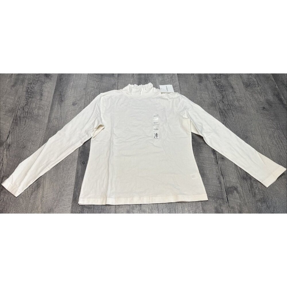 Vintage Long Sleeve Shirts Lot 4 Womens SMALL Knit Turtleneck Colorful Y2K NEW - Picture 4 of 10